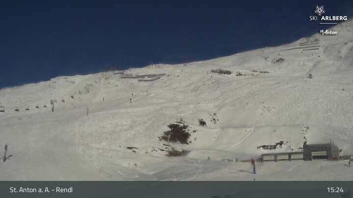 Archiv Foto Webcam Bergrestaurant Rendl (Arlberg)