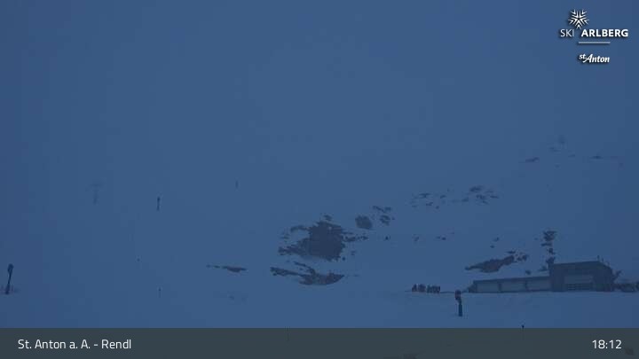Archiv Foto Webcam Bergrestaurant Rendl (Arlberg)