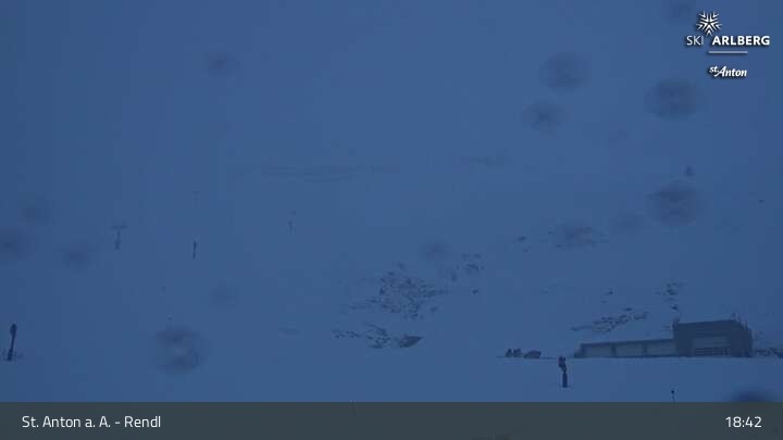 Archived image Webcam Mountain Restaurant Rendl - St. Anton
