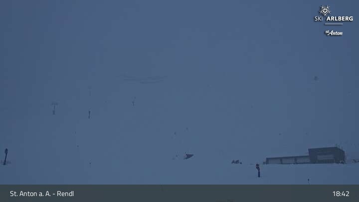 Archiv Foto Webcam Bergrestaurant Rendl (Arlberg)