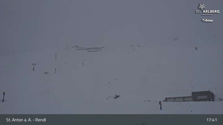 Archived image Webcam Mountain Restaurant Rendl - St. Anton