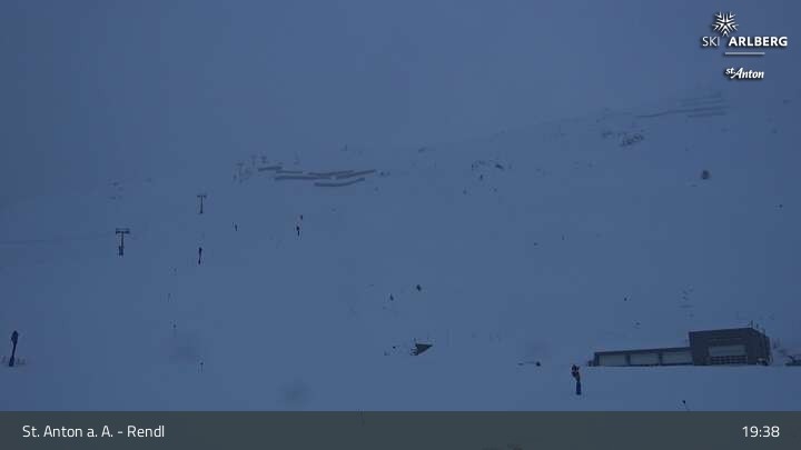 Archiv Foto Webcam Bergrestaurant Rendl (Arlberg)
