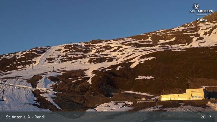 Archived image Webcam Mountain Restaurant Rendl - St. Anton