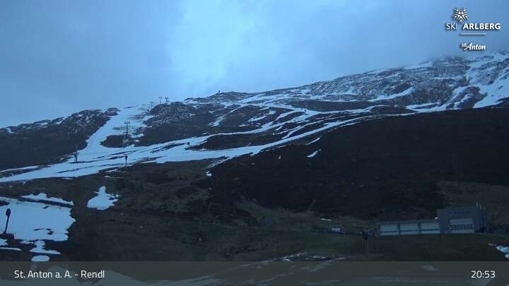 Archiv Foto Webcam Bergrestaurant Rendl (Arlberg)