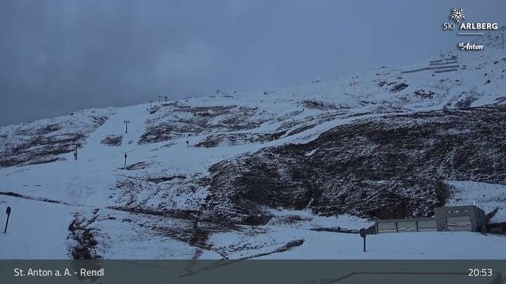 Archiv Foto Webcam Bergrestaurant Rendl (Arlberg)