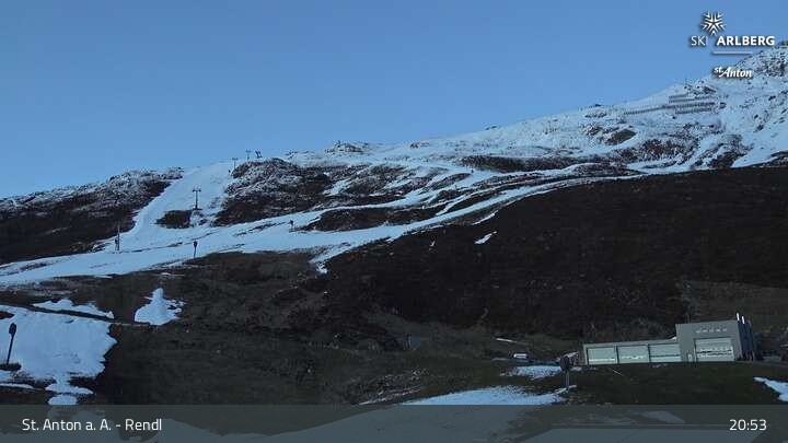 Archiv Foto Webcam Bergrestaurant Rendl (Arlberg)