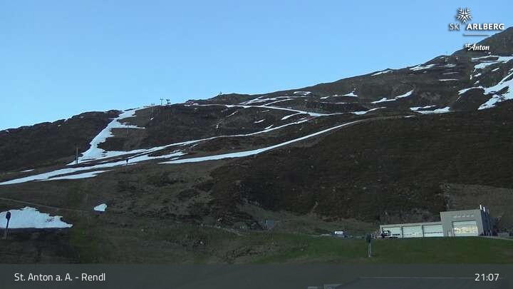 Archived image Webcam Mountain Restaurant Rendl - St. Anton