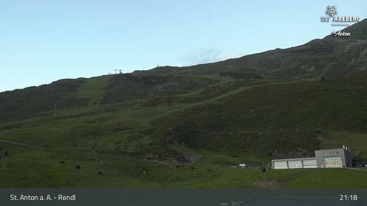 Archiv Foto Webcam Bergrestaurant Rendl (Arlberg)
