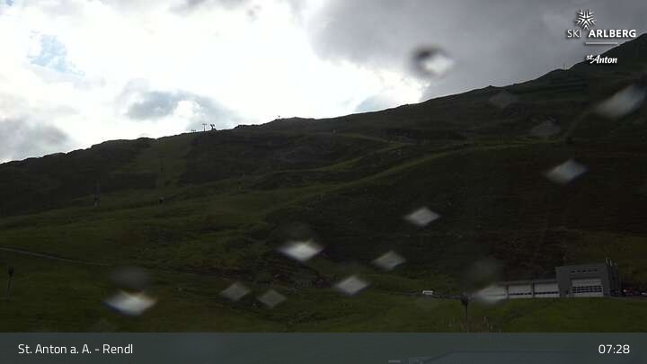 Archiv Foto Webcam Bergrestaurant Rendl (Arlberg)