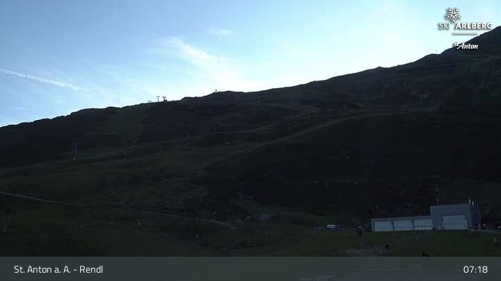 Archiv Foto Webcam Bergrestaurant Rendl (Arlberg)