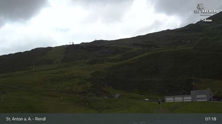 Archived image Webcam Mountain Restaurant Rendl - St. Anton