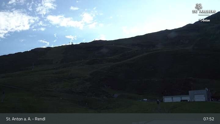 Archiv Foto Webcam Bergrestaurant Rendl (Arlberg)