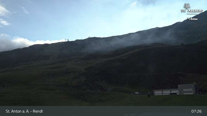 Archiv Foto Webcam Bergrestaurant Rendl (Arlberg)