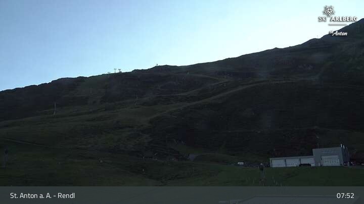 Archiv Foto Webcam Bergrestaurant Rendl (Arlberg)