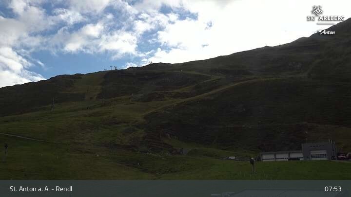 Archiv Foto Webcam Bergrestaurant Rendl (Arlberg)