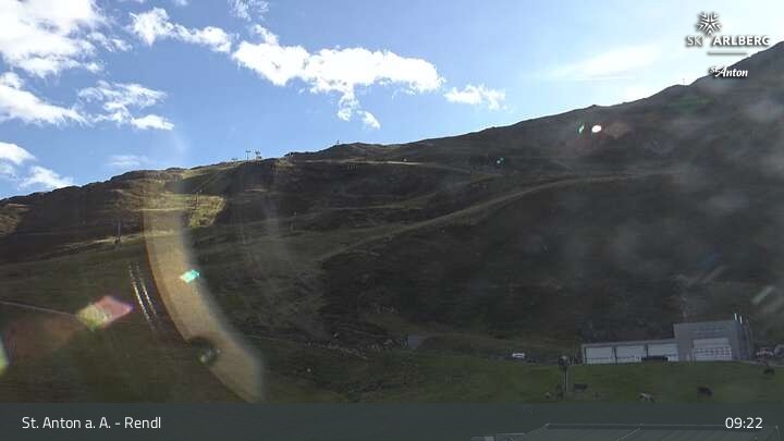 Archiv Foto Webcam Bergrestaurant Rendl (Arlberg)