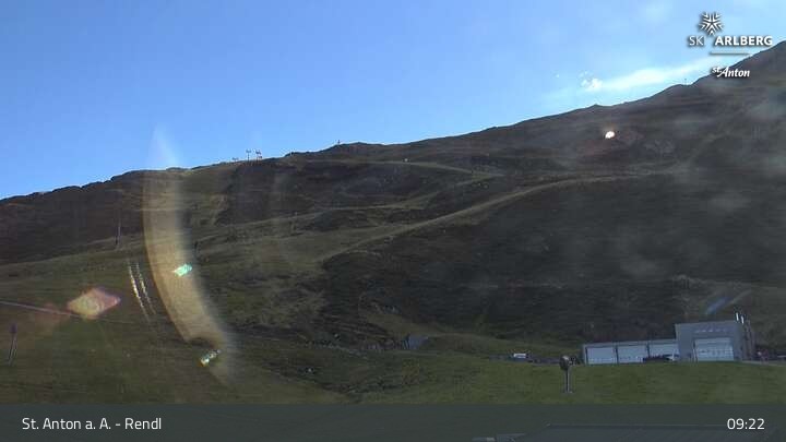 Archived image Webcam Mountain Restaurant Rendl - St. Anton
