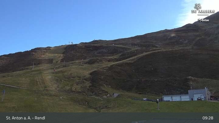 Archiv Foto Webcam Bergrestaurant Rendl (Arlberg)