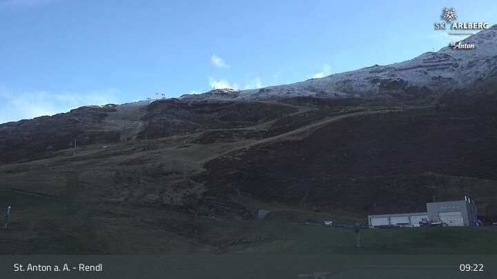 Archiv Foto Webcam Bergrestaurant Rendl (Arlberg)