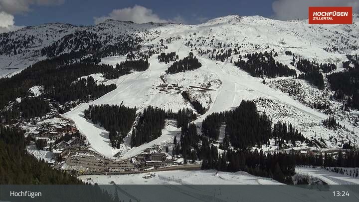 Archiv Foto Webcam Zillertal Parkplatz am Klausboden