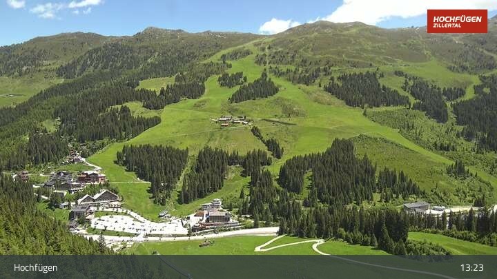 Archiv Foto Webcam Zillertal Parkplatz am Klausboden