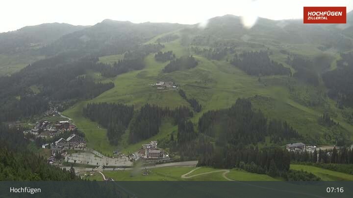 Archiv Foto Webcam Zillertal Parkplatz am Klausboden