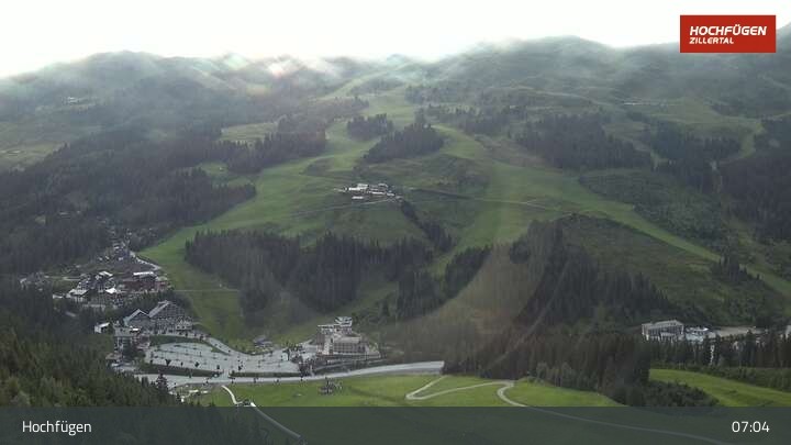 Archiv Foto Webcam Zillertal Parkplatz am Klausboden