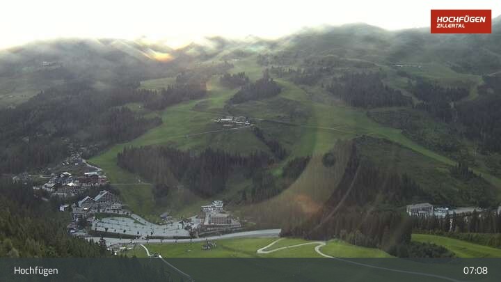 Archiv Foto Webcam Zillertal Parkplatz am Klausboden