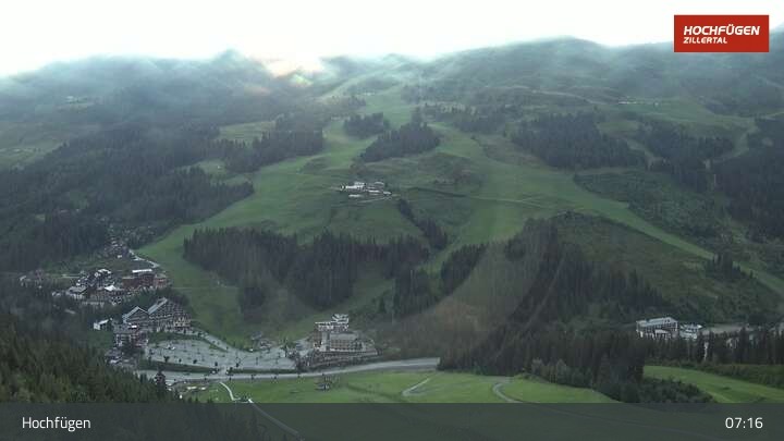 Archiv Foto Webcam Zillertal Parkplatz am Klausboden