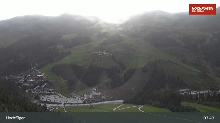 Archiv Foto Webcam Zillertal Parkplatz am Klausboden