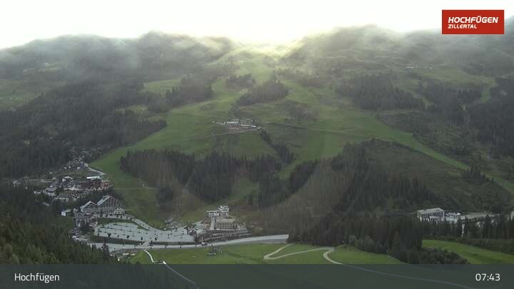 Archiv Foto Webcam Zillertal Parkplatz am Klausboden