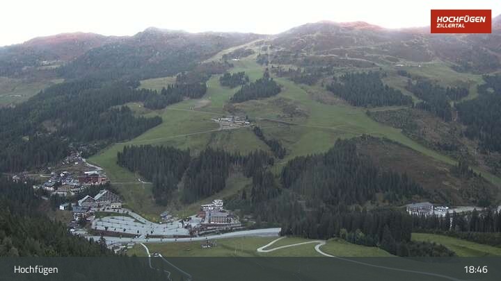 Archiv Foto Webcam Zillertal Parkplatz am Klausboden
