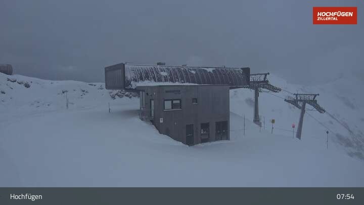 Archiv Foto Webcam Bergstation Waidoffenlift in Hochfügen