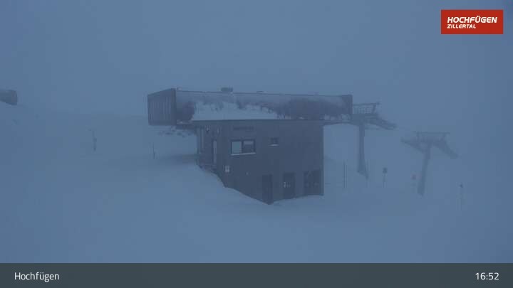 Archiv Foto Webcam Bergstation Waidoffenlift in Hochfügen
