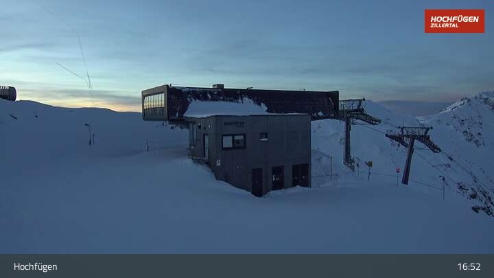 Archiv Foto Webcam Bergstation Waidoffenlift in Hochfügen