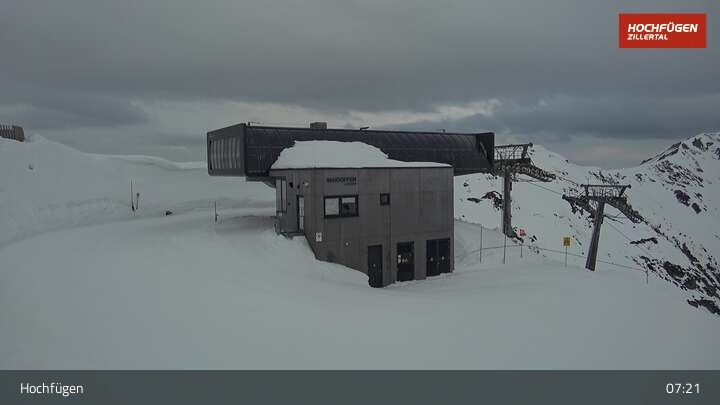 Archiv Foto Webcam Bergstation Waidoffenlift in Hochfügen