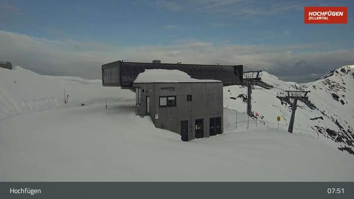 Archiv Foto Webcam Bergstation Waidoffenlift in Hochfügen