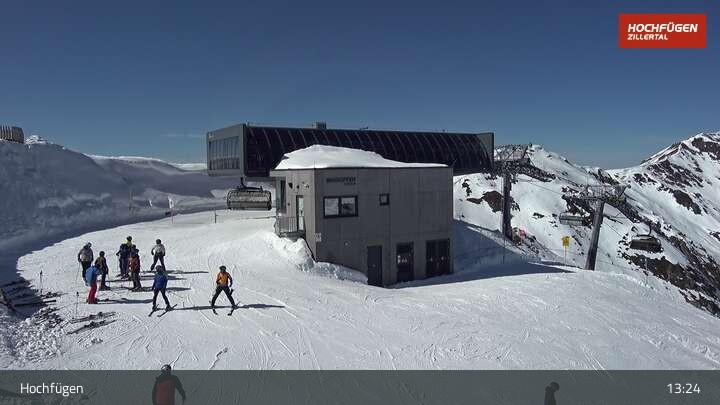 Archiv Foto Webcam Bergstation Waidoffenlift in Hochfügen