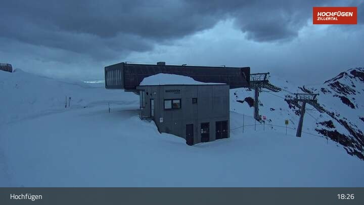Archiv Foto Webcam Bergstation Waidoffenlift in Hochfügen