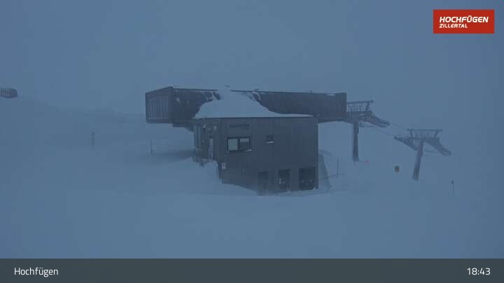 Archiv Foto Webcam Bergstation Waidoffenlift in Hochfügen