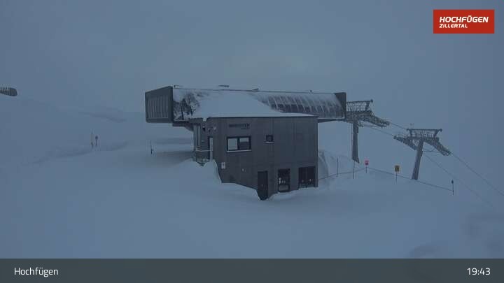 Archiv Foto Webcam Bergstation Waidoffenlift in Hochfügen