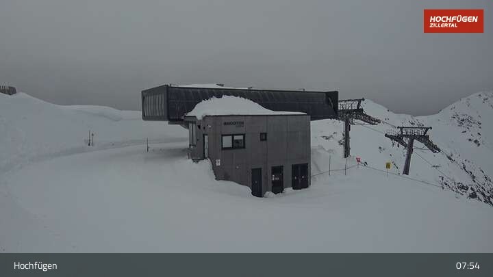 Archiv Foto Webcam Bergstation Waidoffenlift in Hochfügen