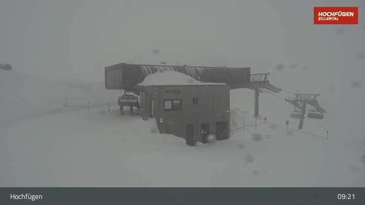 Archiv Foto Webcam Bergstation Waidoffenlift in Hochfügen