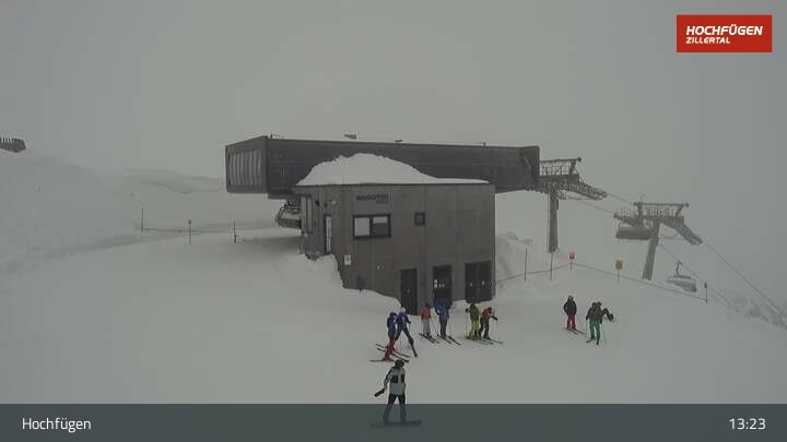 Archiv Foto Webcam Bergstation Waidoffenlift in Hochfügen