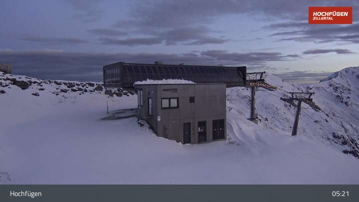 Archiv Foto Webcam Bergstation Waidoffenlift in Hochfügen
