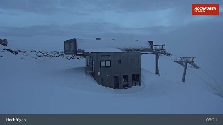 Archiv Foto Webcam Bergstation Waidoffenlift in Hochfügen