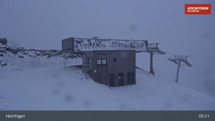 Archiv Foto Webcam Bergstation Waidoffenlift in Hochfügen