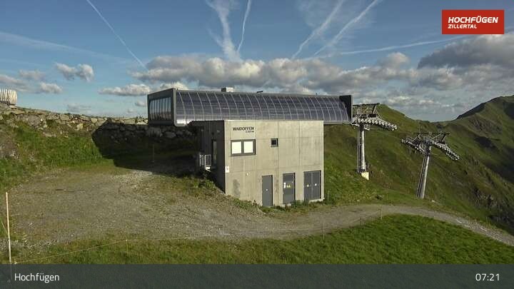 Archived image Webcam Top Station Chair Lift Waidoffen