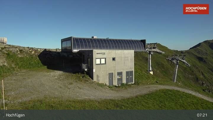 Archiv Foto Webcam Bergstation Waidoffenlift in Hochfügen