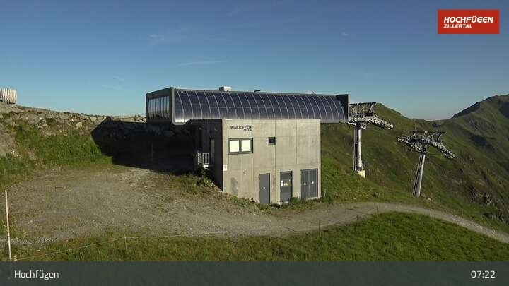 Archived image Webcam Top Station Chair Lift Waidoffen